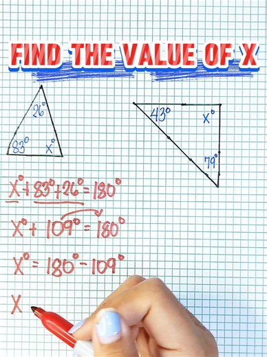 Finding an Angle Measure in a Triangle‼️ #triangle #mathematics #mathteachergon #mathviral #mathtrick #mathhacks #mathtricks #mathtutorials | Ako si Teacher Gon