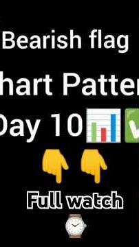 Day 10 Bearish Flag Pattern 🔻 | Trend Continuation |#trading #viral #shorts