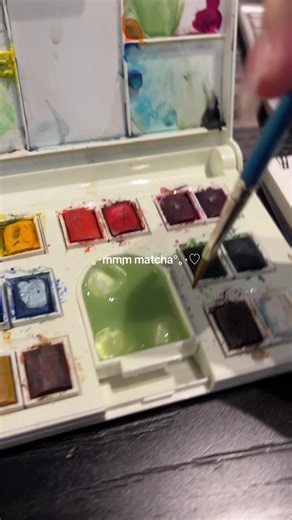 Exploring Matcha in Art: From Sketchbooks to Paint Sets