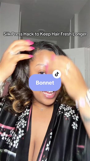 The Ultimate Silk Press Bonnet for Overnight Hair Care