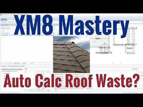 Auto Calculate Roof Waste in Xactimate