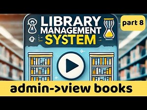 #08 Display Data from Database in PHP | PHP Online Library Management System for Beginners