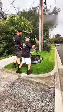 First FREE Father/Son nature strip together. #lawn #lawncarelife #lawnmowing #lawncare #fatherson