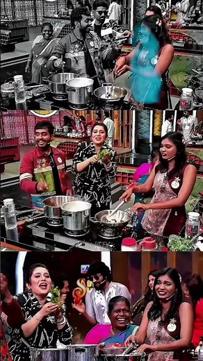 நீ தான் குடும்ப பொண்ணு 🤣 | Cook With Comali | Priyanka | Thavaseeli | #trending #tamil #comedy