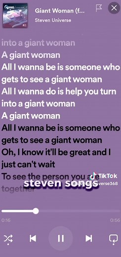 Giant Woman Song Lyrics - Steven Universe