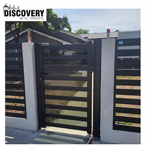 [Hot Item] High Quality Aluminum Garden Gate Full Privacy Aluminium Pedestrian Gate