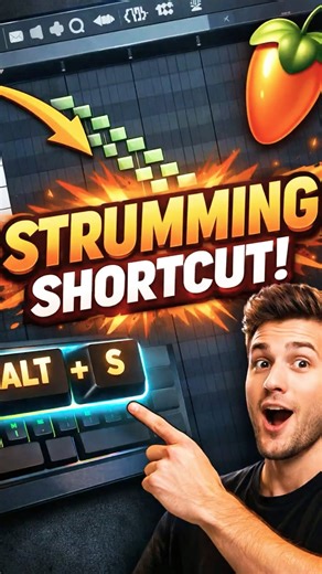 FL Studio Strumming Shortcut 🤯 Humanize Chords in Seconds