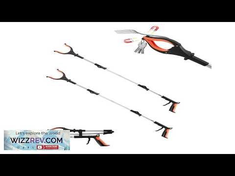 VEVORs Pick Up Trash Tool 43" Foldable Reacher Grabber