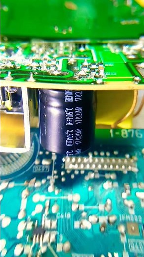 A Dc Power Supply Capacitor Repair #shorts