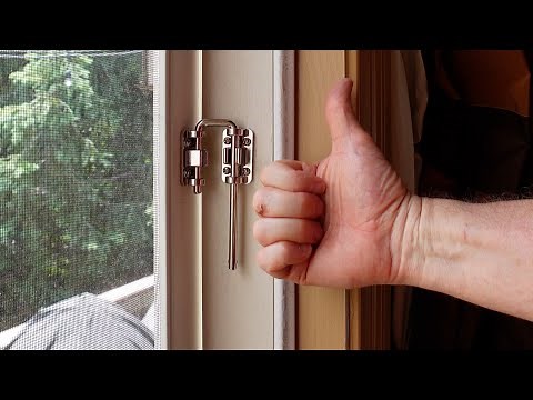 Installing a Sliding Door Lock and Why: Easy $10 DIY