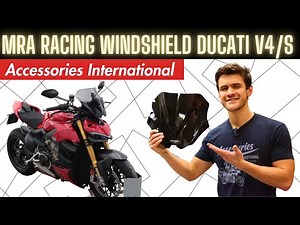 MRA Racing Windshield for Ducati Streetfighter V4/S (2020-) (4025066169740) | Product Overview