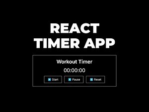 React JS Machine Coding ( Timer App ) - Frontend Machine Coding Interview Questions