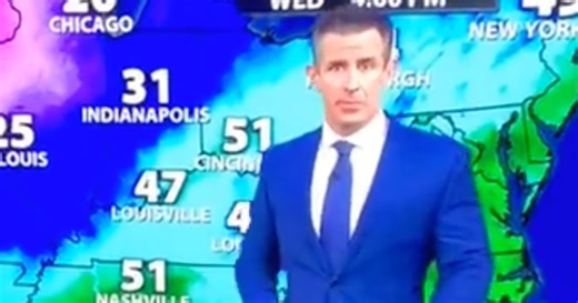 TV Weatherman Appears To Fart On Air And Twitter Users Think It's A Gas