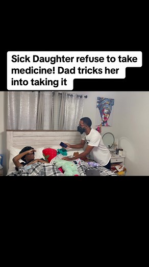 How kids hate taking medicine when they’re sick #skit #fyp #family #comedy #funny
