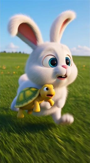The Fastest Bunny Rescue! 🐰🐢 Epic Monster Chase! #shorts