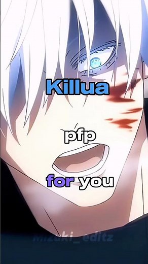 Killua pfp for you! (Requested) (take screenshot) #anime #killua#fyp