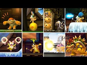 New Super Mario Bros. U Deluxe - All Bosses