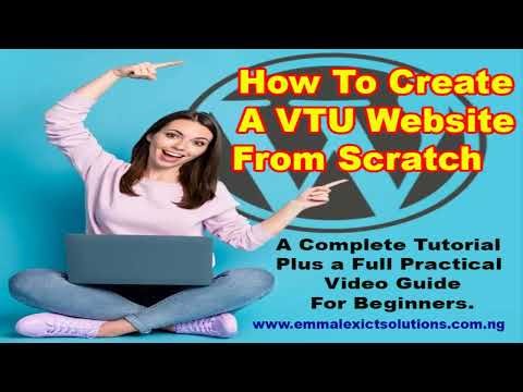 How To Create a VTU Website From Scratch || Airtime & Data Website