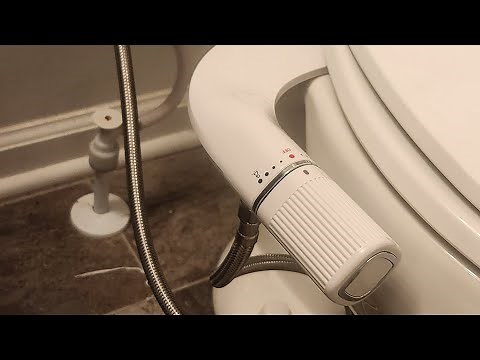 Big cow bidet toilet attachment install