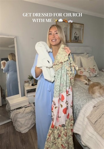 Fall church outfit ideas: Get dressed for church with me
