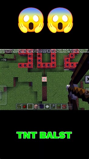 Wait Till the End 😱 TNT Blast #minecraft#minecraftshorts#tntblast#minecrafttnt#tnt #ytshorts #shorts