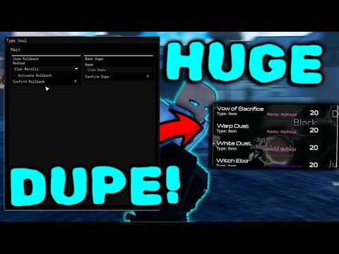 TYPE SOUL SCRIPT GUI / HACK | BANK DUPE GLITCH AUTOFARM INSTA KILL AUTO PARRY & MORE