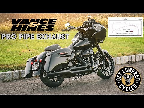 Vance & Hines Black Pro Pipe Exhaust - 2020 Harley Road Glide