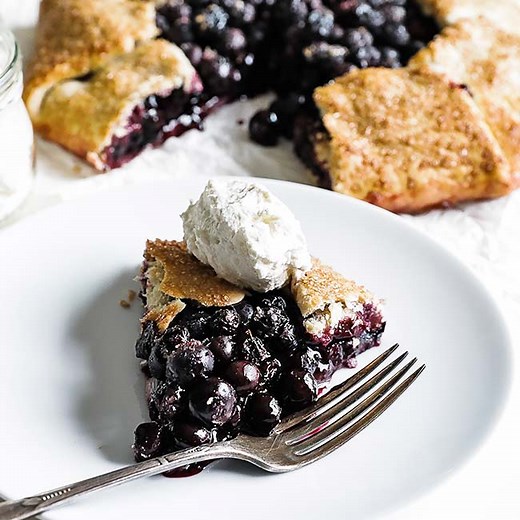 SO SIMPLE to make and SO DELICIOUS Fresh Blueberry Crostata! Recipe at https://bit.ly/2Aak1ja | Chef Billy Parisi