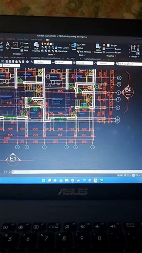 Working Drawing in Autocad #subscribers #architecture #shorts #viral
