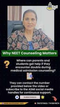 🎯 Why NEET Counselling Matters More Than Your NEET Rank! #neet2026 #education #medicaladmission #yt