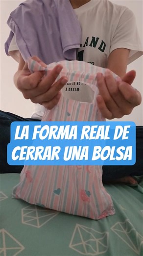 Como cerrar una bolsa