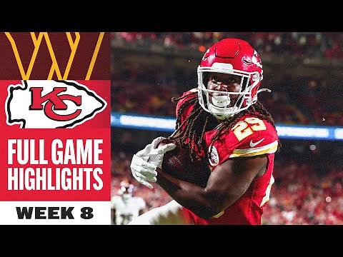Kansas City Chiefs vs. Washington Commanders Game Highlights | NFL 2025 Season - Week 8