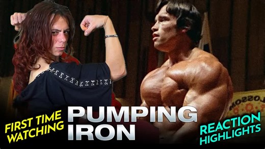 Leia is so pumped for Pumping Iron (1977) movie reaction first time watching