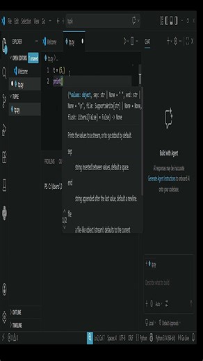 “(5) vs (5,) — Python Tuple Trick 🔥”