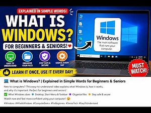 What Is Windows? (Simple for Beginners & Seniors) #techyada