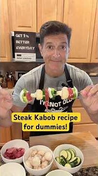 Beef Kabob recipe for dummies! (Even you can do this) #healthandfitness #beefkababrecipe #dinner