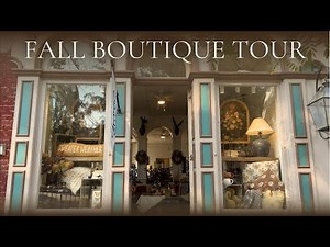 Home Decor Boutique Tour + Fall Window Display | Sand & Pine in Shepherdstown, WV