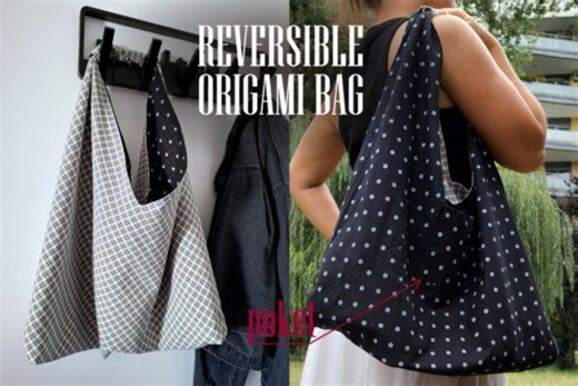 Staple Sling Bag Sewing Pattern PDF | Reversible Shoulder Bag | Small & Large Sizes - Etsy