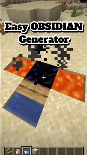 Minecraft's EASIEST Obsidian Generator! 🤯