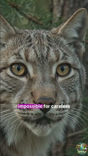 The Forest's Invisible Hunter😳 #EurasianLynx #Wildlife #Nature #BigCats #AnimalFacts #Forest #lynx
