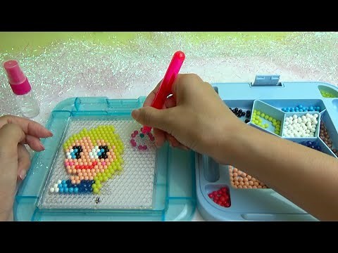 アクアビーズアート アナと雪の女王☆エルサのつくりかた