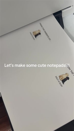 POV: You turn your dog into a custom notepad 🐶📝 Handmade personalized = the cutest desk accessory ever. Upload your pup and I turn them into a notepad! Available in my Etsy shop 💙 www.etsy.com/shop/KittrellWrapping #customnotepad #dogmom #petlovers #etsyshop #smallbusinessowner