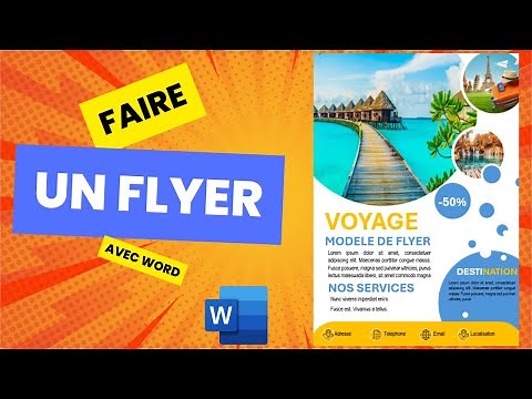 #3 How to quickly create a flyer with Word | Tutorial: How to create a flyer?