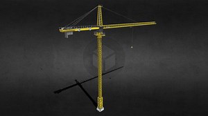 Liebherr tower crane - Download Free 3D model by Cem Alagozlu (@cem.alagozlu)