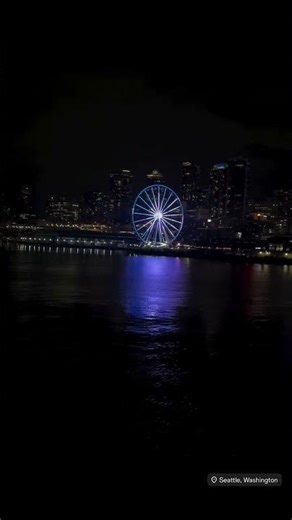 Seattle Great Wheel 🎡 | Stunning Waterfront Views | USA Travel Vlog #Shorts