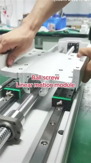 High rigidity ball screw linear module linear sliding #tiktok #linearmodule #slidingshow #linearguide #tools