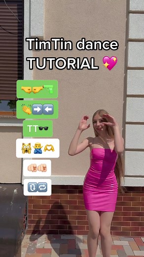 TimTin dance TUTORIAL❤️ #timtin #crazycasa #tutorial #dance #usa #viral #teens #girl #tina #love #hair #highschool #school #trendy