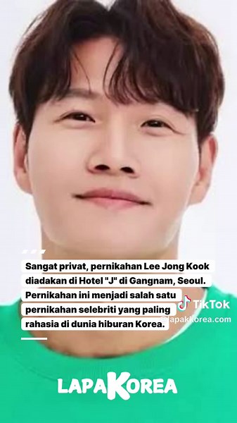 Bintang Running Man, Kim Jong Kook, telah resmi menjadi suami. Kim Jong Kook telah berhasil membuat pesta pernikahan secara privat pada 5 September lalu. Sangat privat, pernikahannya diadakan di Hotel