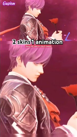 gusion 2 skins in one animation p1 / Gusion mobile legends #shorts #short #mlbb #mobilelegends