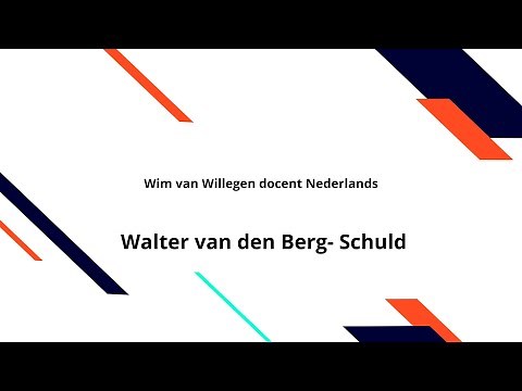 Walter van den Berg - Schuld